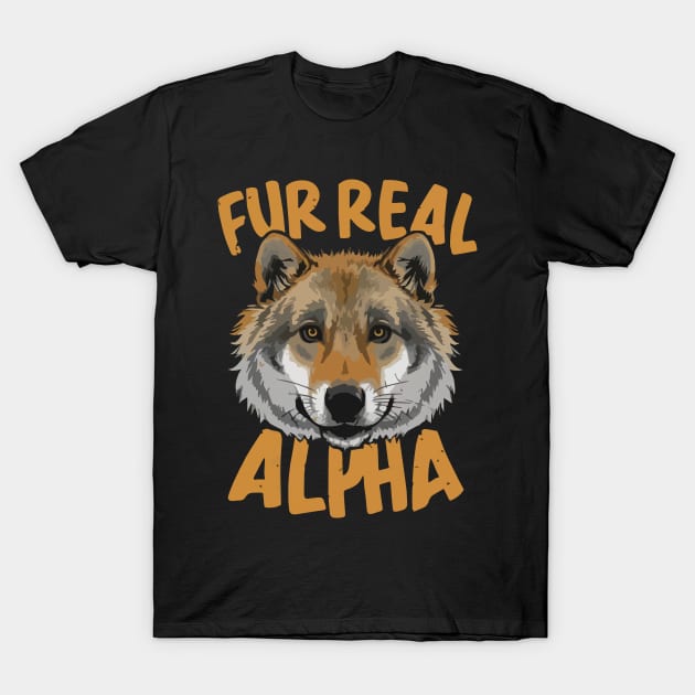 FUR Real Alpha T-Shirt by DIGITAL MERCH CREATIONS